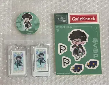 QuizKnock 후쿠라P 아크릴 참 스티커