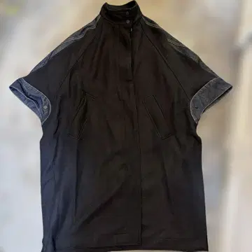 레어 희귀 ZARA 판초 코트 MANTECO 데님 울