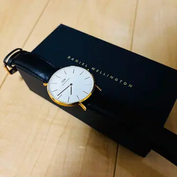 Daniel Wellington 손목시계 남성용 골드/블랙