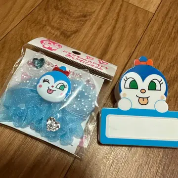 호빵맨 뮤지엄 한정판 짤랑이의 두근두근 멋내기 샵 머리 고무줄