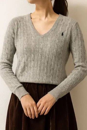 폴로 랄프로렌 캐시미어 혼방 니트 스웨터