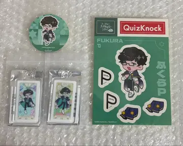 QuizKnock 후쿠라P 아크릴 참 스티커