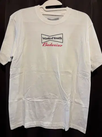 Wasted Youth Budweiser T셔츠 화이트 버드와이저