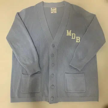 4시간 착용 MADISONBLUE 로고 빅 가디건