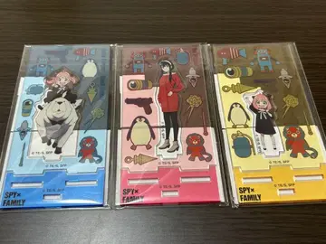 스파이 패밀리 아크릴 스탠드 Right-on 아냐, 요르 3개 세트