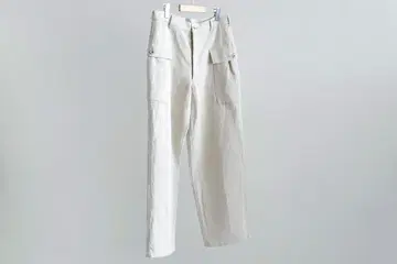 HEUGN - 'Gordon' LINEN M43 카고 트라우저