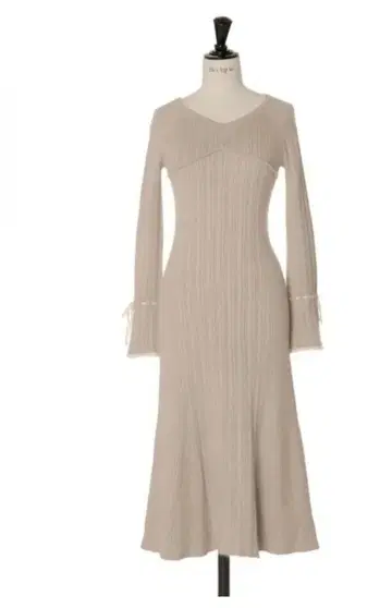 Back Lace-Up Knit Dress her lip to