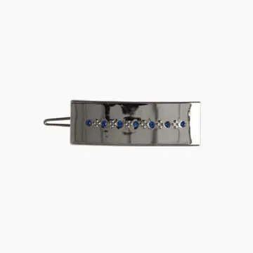 draw drawers Stone Hair Grip Silver