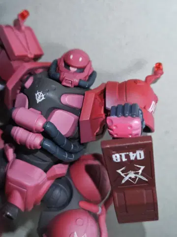 HG-군경 자쿠 카스발 사용 전 페인팅 완성품