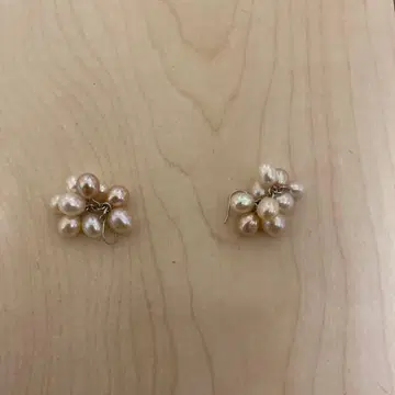 14K WG 펄 진주 귀걸이
