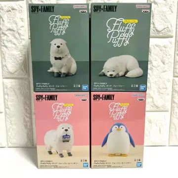 SPY x FAMILY 플러피 퍼피 피규어 4종 세트