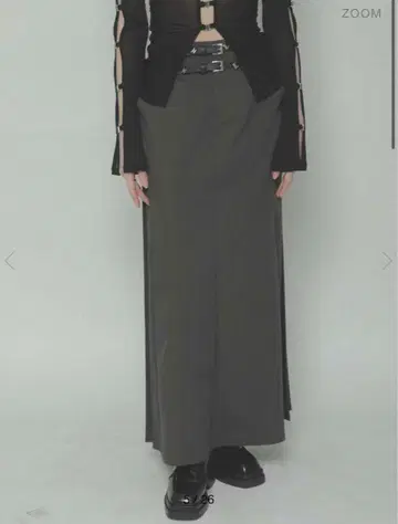 melt the lady back pleats w belt skirt