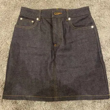 A.P.C. 다크 데님 타이트 스커트 34