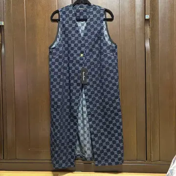 qvc 앙코키누 데님 베스트 베스트 택 포함 새상품