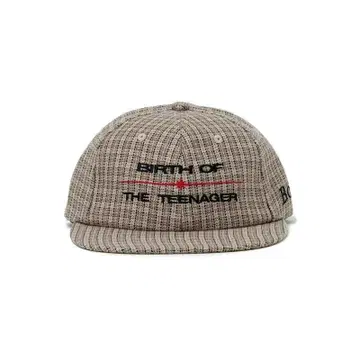 BOTT 보트 새상품 logo 캡 CAP plaid beige