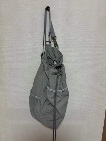 복조리 백팩 그레이 나일론 백팩 한국 통학 냅색 경량