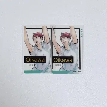 하이큐 팬파크 클리어 카드 아오바죠사이 세트