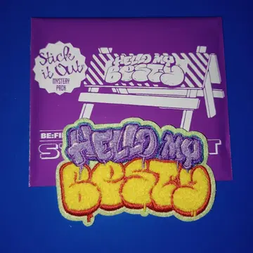 BE:FIRST hello my besty 복슬복슬 자수 스티커