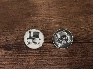 THE BOHEMIANS 핀 배지 2개 세트