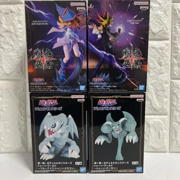 유희왕 피규어 전광절경 툰 피규어 4종 세트