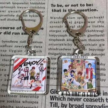 테니스의 왕자님 CD 자켓 스퀘어 키링 망구남아 2세트