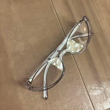 클리어 프레임 오벌 안경 도수 없음