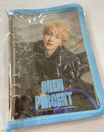 ONEW 온유 PERCENT POPUP 바인더 새상품