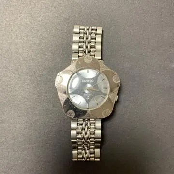 EXPO 70 쿼츠 손목시계 실버 RICOH 수동 와인딩 시계