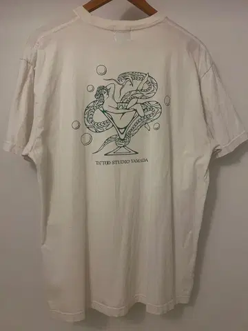TATOO STUDIO YAMADA MAN'S RUIN TEE WHITE