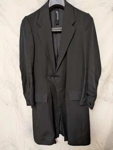 GroundY/그라운드와이 원 버튼 롱 자켓