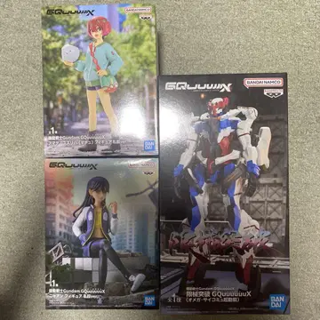 BANDAI 건담 지크 액스 피규어 3체 세트