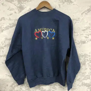 90s 멕시코제 Sportswear 미국 자수 맨투맨 L 사이즈
