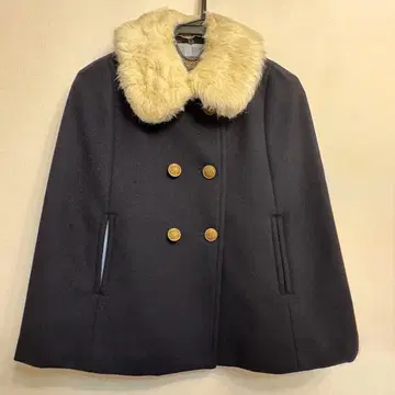 Jane Marple 케이프 자켓 네이비