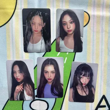 NewJeans 가요대전 SBS omg 사전녹화 트레이딩 카드 5장