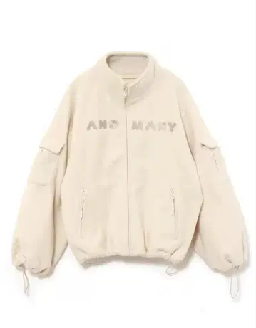 andmary Mary logo fleece jack