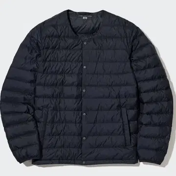 UNIQLO 울트라 라이트 다운 컴팩트 자켓 노카라 네이비