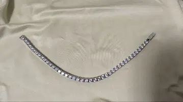 실버925 지르코니아 테니스 팔찌 20cm