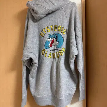 HYSTERIC GLAMOUR 그레이 오버 사이즈 후드티