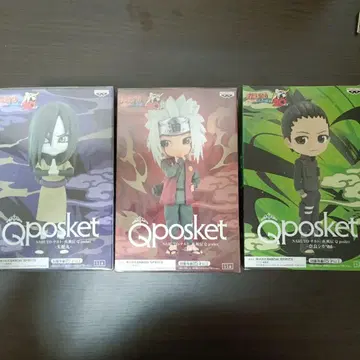 Qposket 오로치마루 지라이야 시카마루 3체 세트