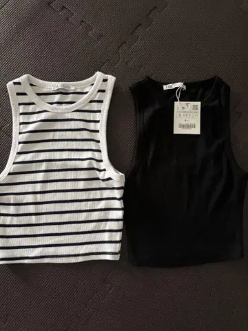 ZARA 슬리브리스 T셔츠 택 포함 7세트