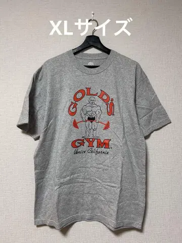 GOLD'S GYM 그레이 반팔T셔츠 새상품급 XL사이즈