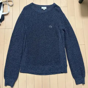 Lacoste 네이비 크루넥 스웨터