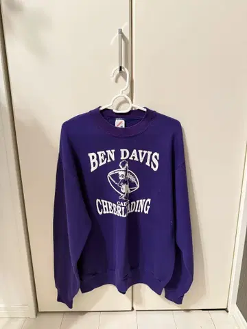 BEN DAVIS 치어리딩 스웨트 셔츠