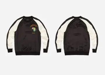 [ MAHARISHI ] 래글런 크루 상의 자수 상의