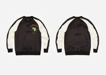 [ MAHARISHI ] 래글런 크루 상의 자수 상의