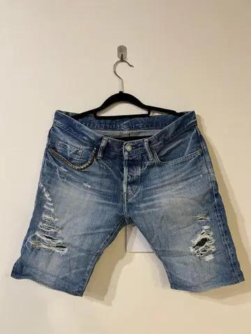 HYSTERIC GLAMOUR 데미지 숏팬츠