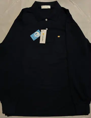 골든 베어 긴팔 피케 셔츠 네이비 컬러 M 골든베어 NAVY