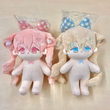 20cm 무속성 봉제 인형 2체 세트