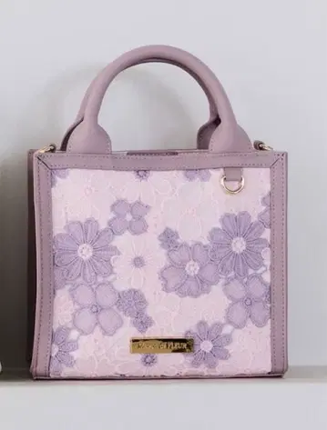 Maison de FLEUR 플라워 레이스 2Way 스퀘어 토트백