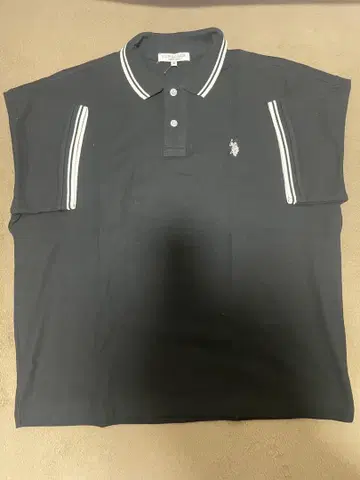 U.S. POLO ASSN. 블랙 피케 셔츠 M